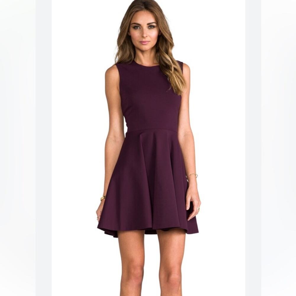 Diane Von Furstenberg Jeannie Dress in Brazen Plum size 2 Fit & Flare style